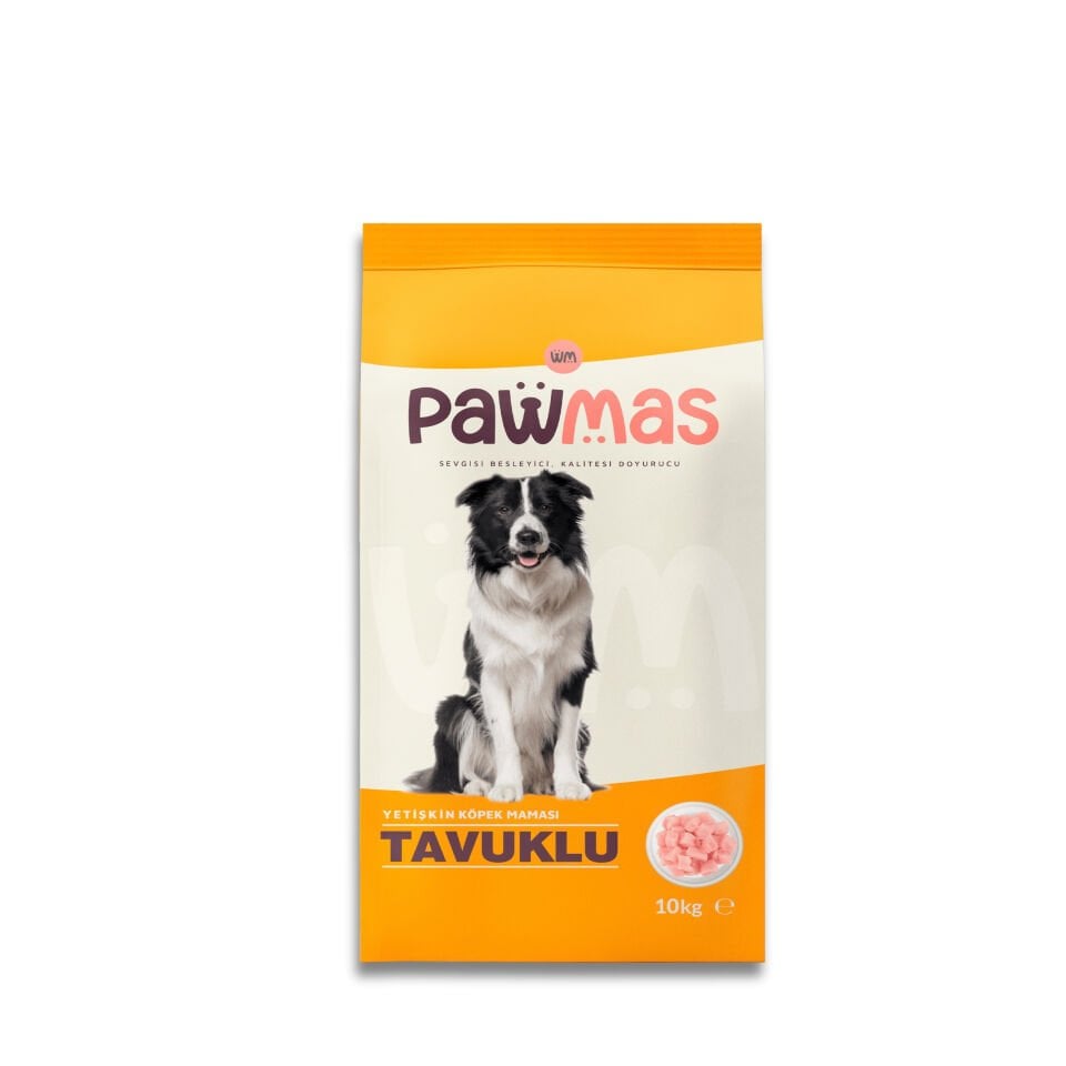 Pawmas Tavuklu Yetişkin Köpek Maması 10 Kg