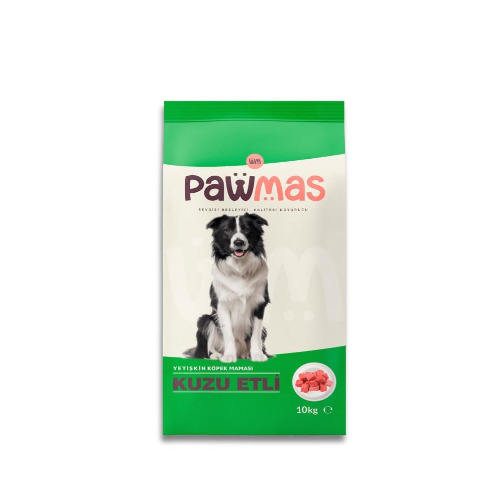 Pawmas Kuzu Etli Yetişkin Köpek Maması 10 Kg