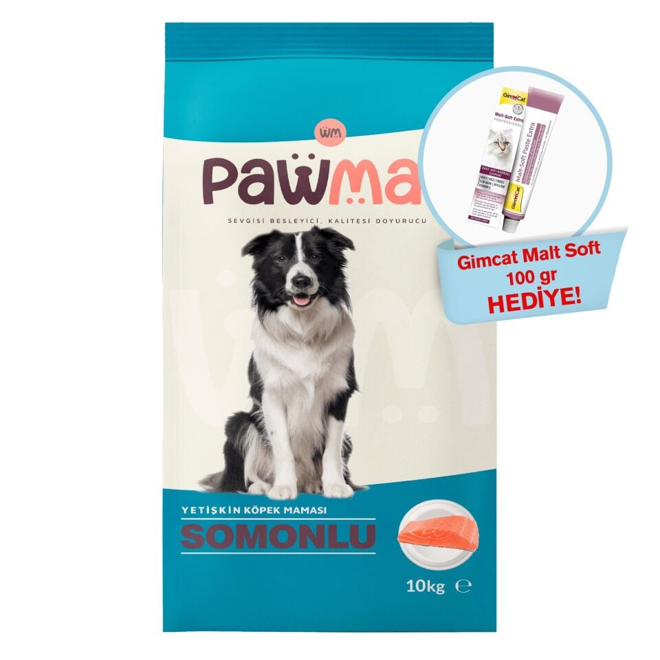 Pawmas Somonlu Yetişkin Köpek Maması 10 Kg