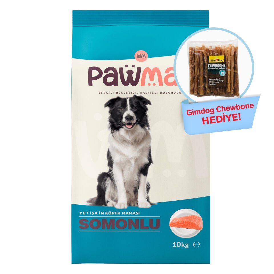 Pawmas Somonlu Yetişkin Köpek Maması 10 Kg