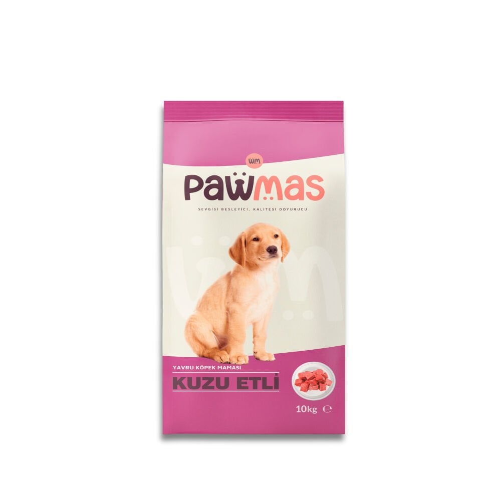 Pawmas Kuzu Etli Yavru Köpek Maması 10 Kg