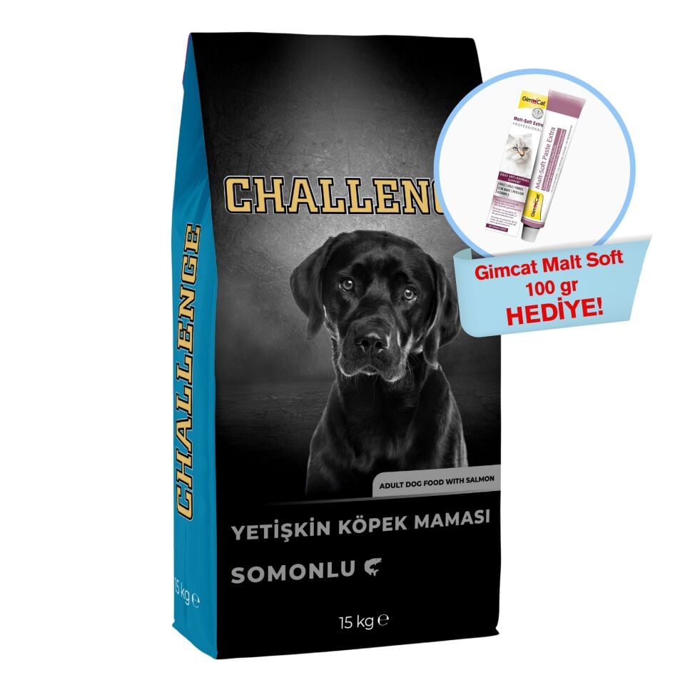 Challenge Yeti̇şki̇n Köpek Maması Somonlu 15 Kg