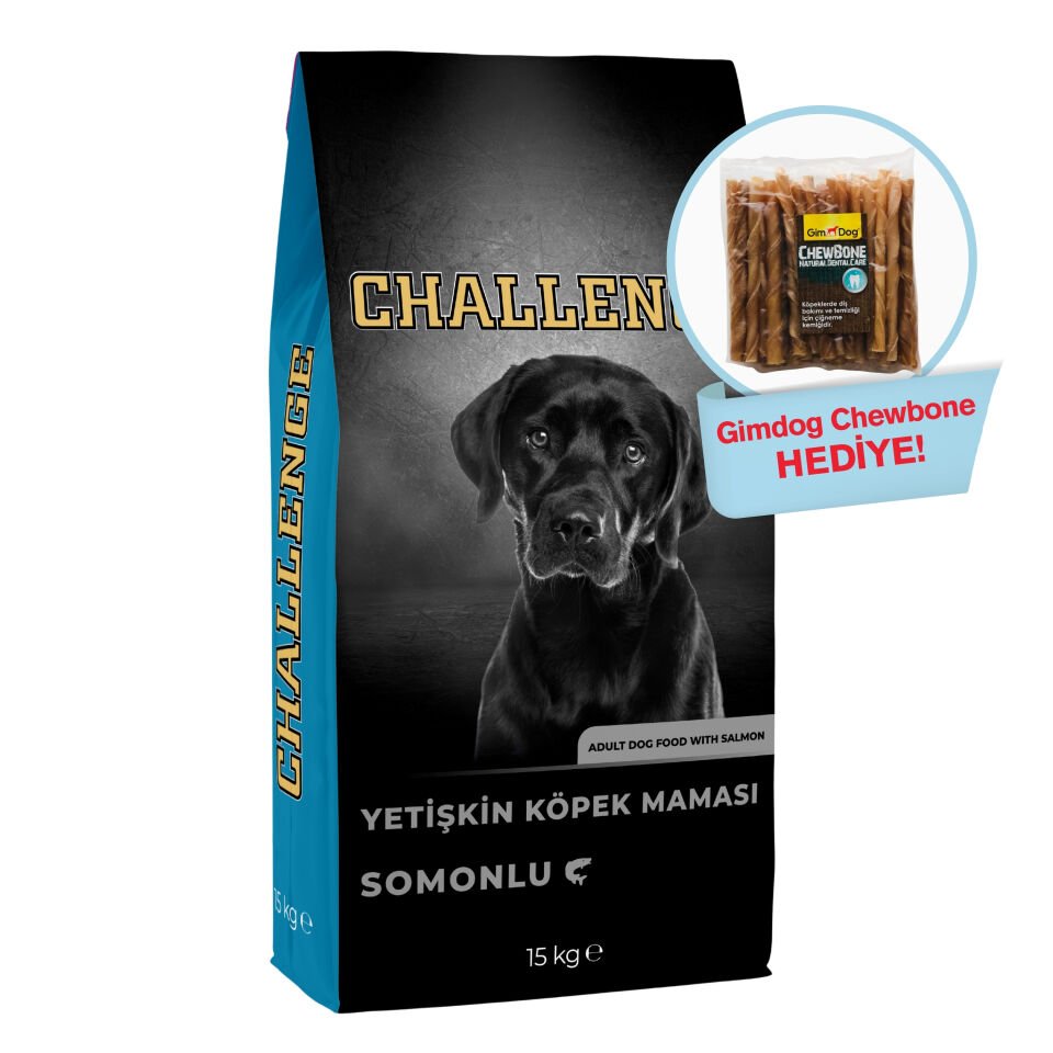 Challenge Yeti̇şki̇n Köpek Maması Somonlu 15 Kg
