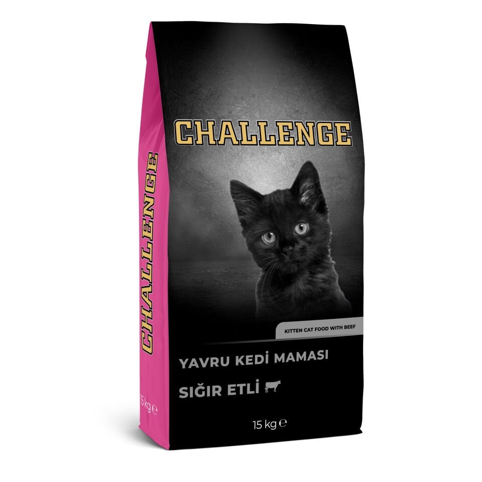 Challenge Sığır Etli Yavru Kedi Maması 15 Kg