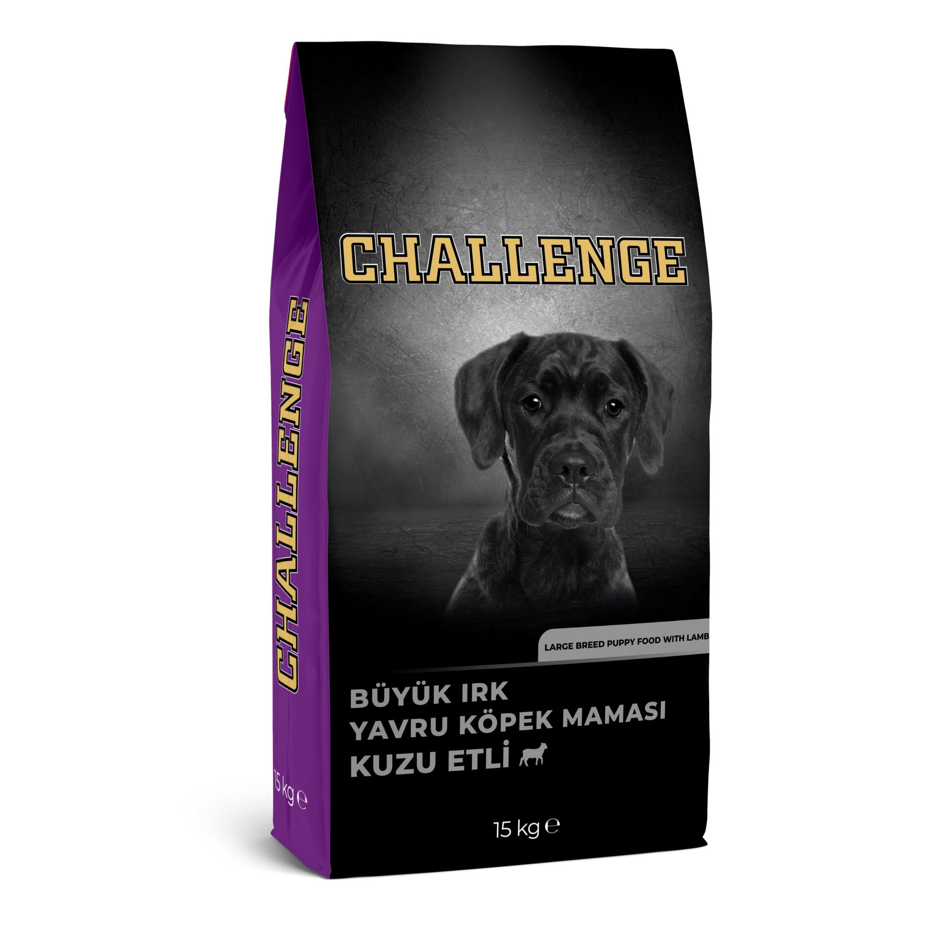Challenge Kuzu Etli Büyük Irk Yavru Köpek Maması 15 Kg