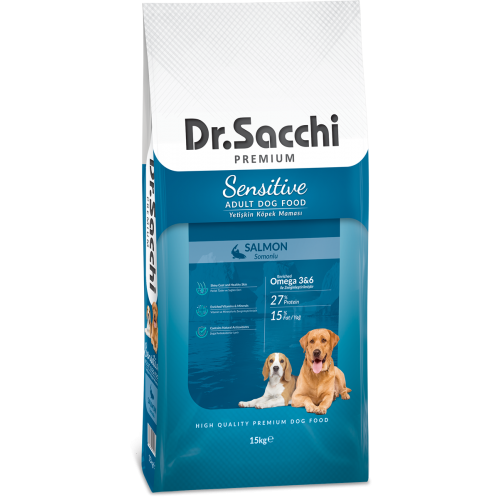 Dr. Sacchi Premium Sensitive Salmon Yetişkin Köpek Maması 15 Kg