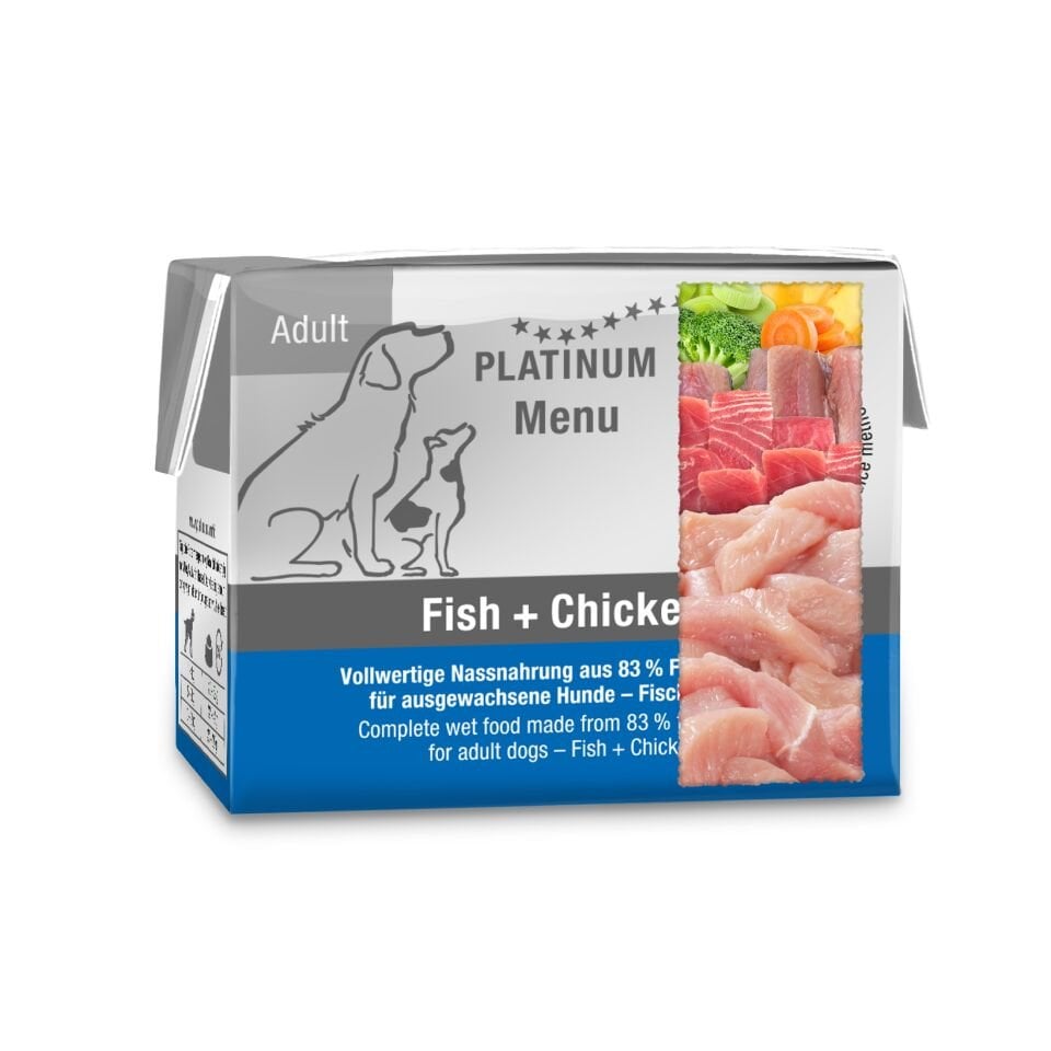 Platinum Balıklı Ve Tavuklu Yaş Köpek Maması 90gr