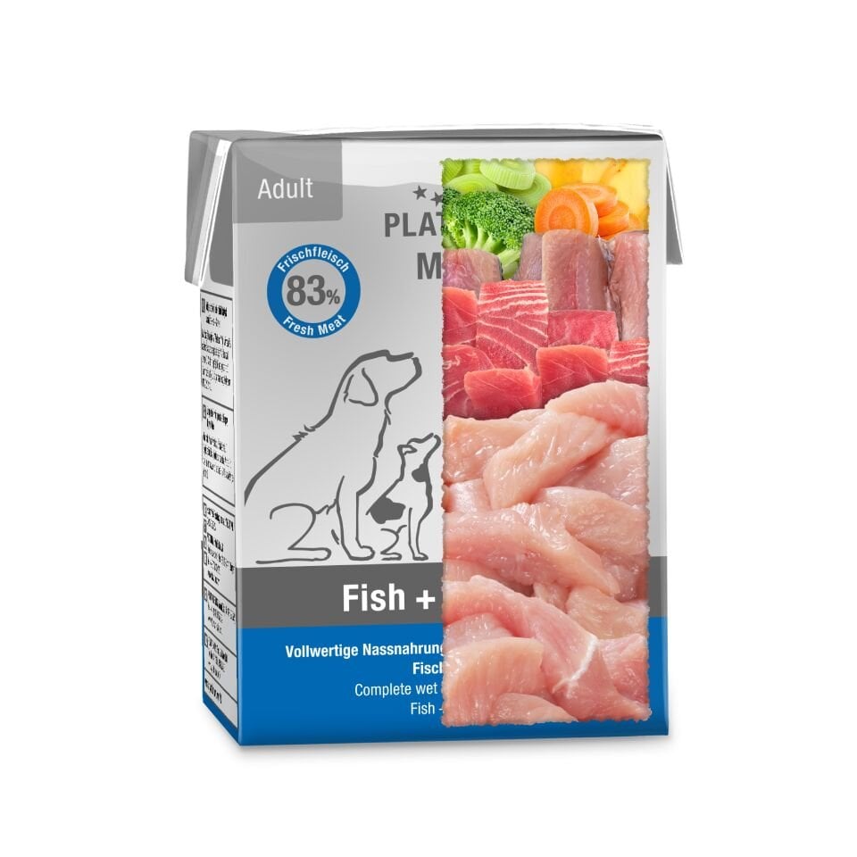 Platinum Balıklı ve Tavuklu Yaş Köpek Maması 185gr