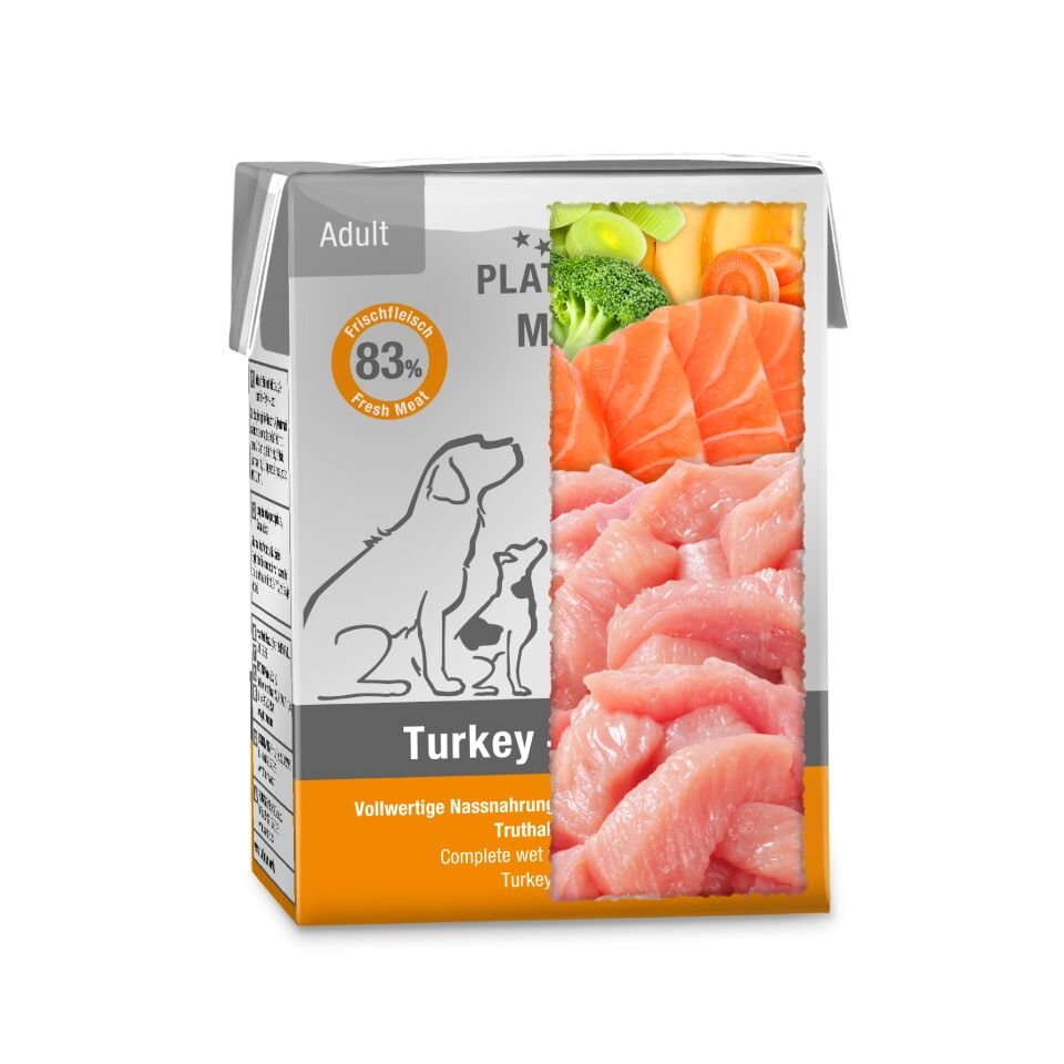Platinum Hindili ve Somonlu Yaş Köpek Maması 185gr