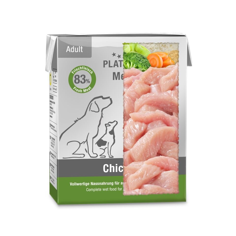 Platinum Tavuklu Yaş Köpek Maması 375gr