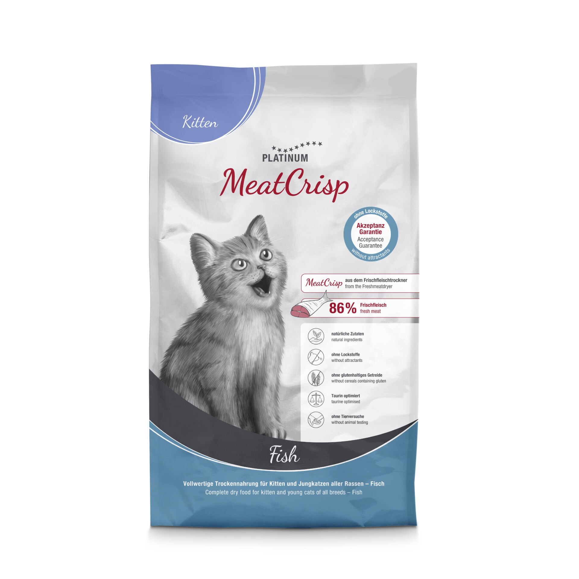 Platinum MeatCrisp Balıklı Yavru Kedi Maması 1,5kg