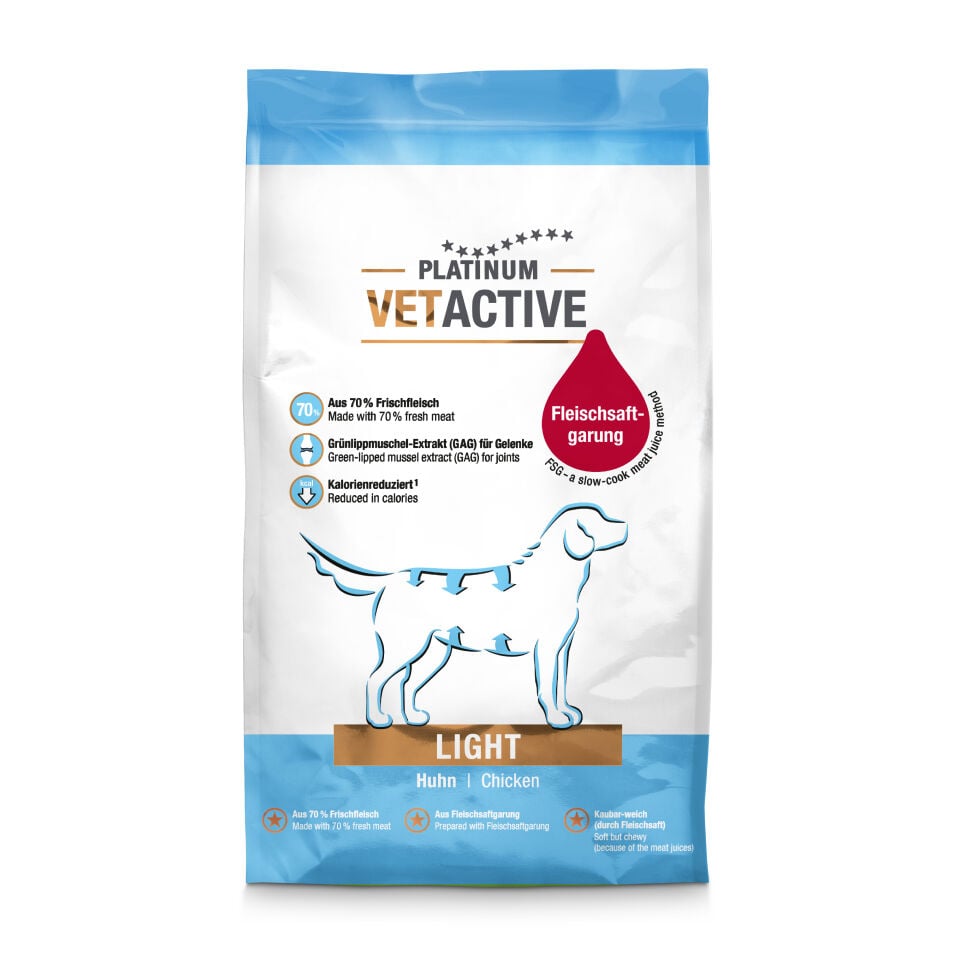PLATİNUM VETACTİVE LİGHT KÖPEK MAMASI 1,5 KG