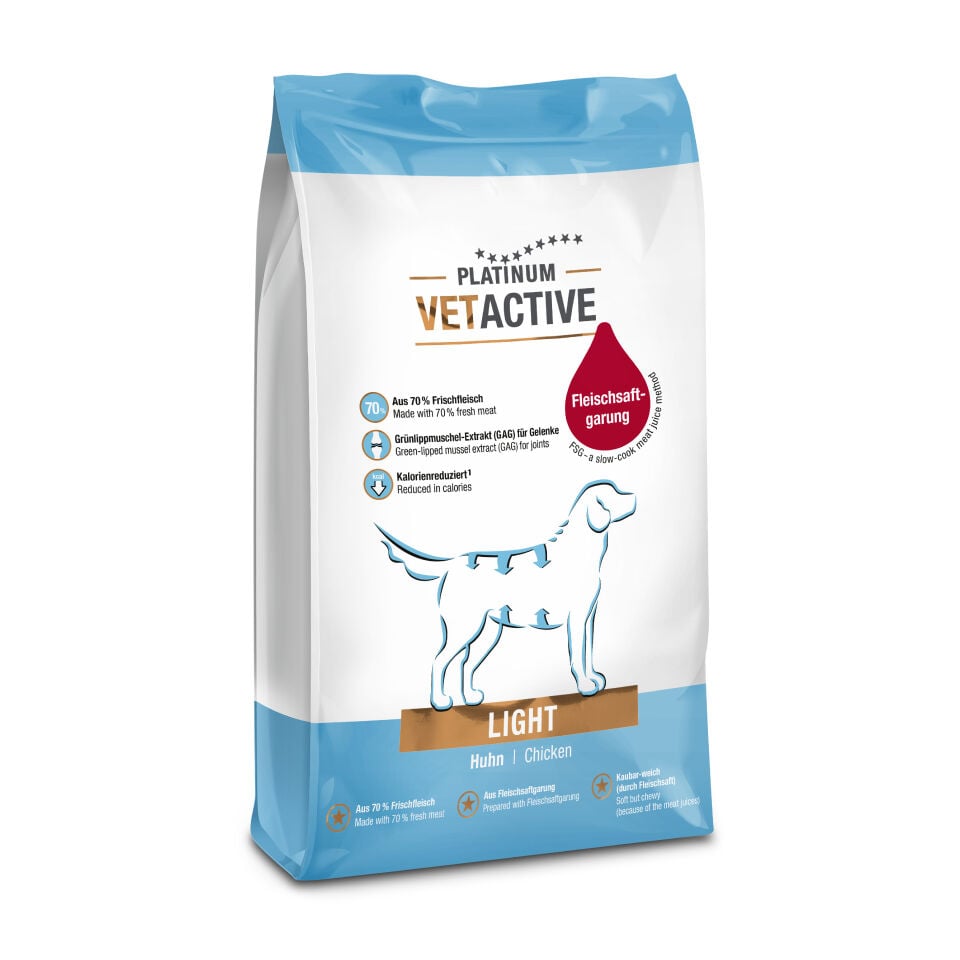 PLATİNUM VETACTİVE LİGHT KÖPEK MAMASI 1,5 KG